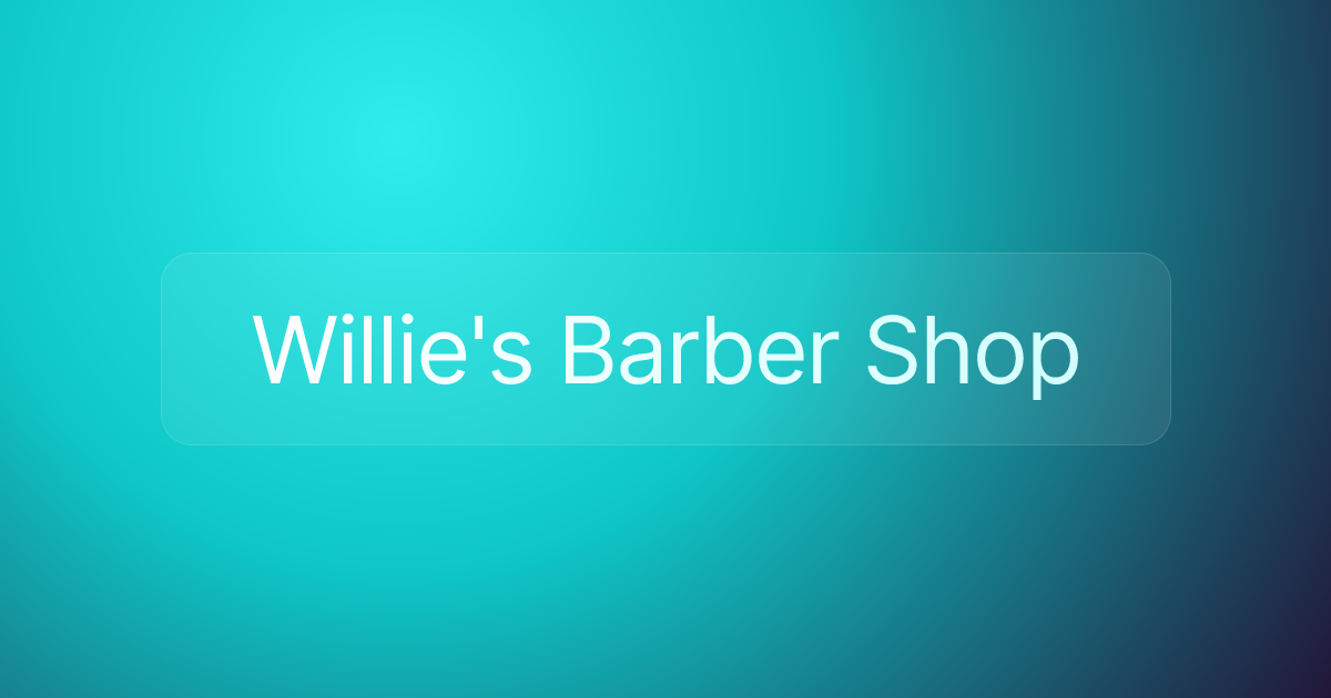 Willie's Barber Shop