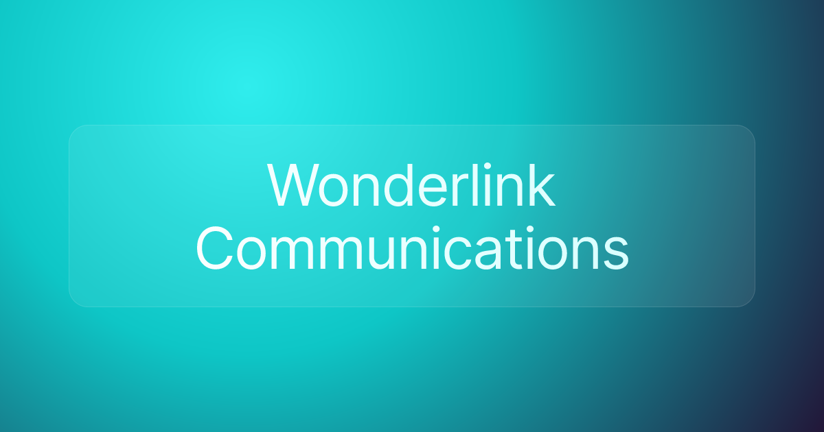 Wonderlink Communications
