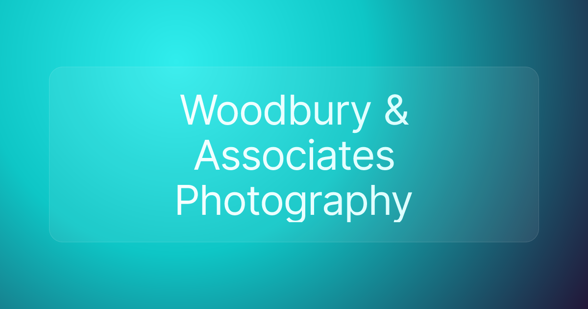 Woodbury & Associates Photography