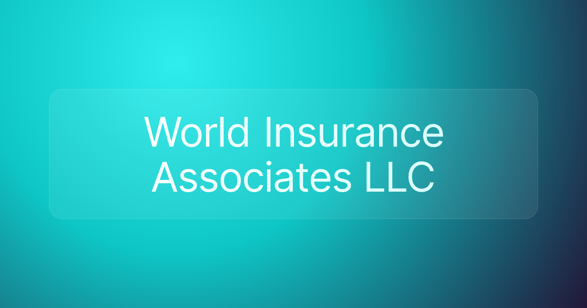 World Insurance Associates LLC