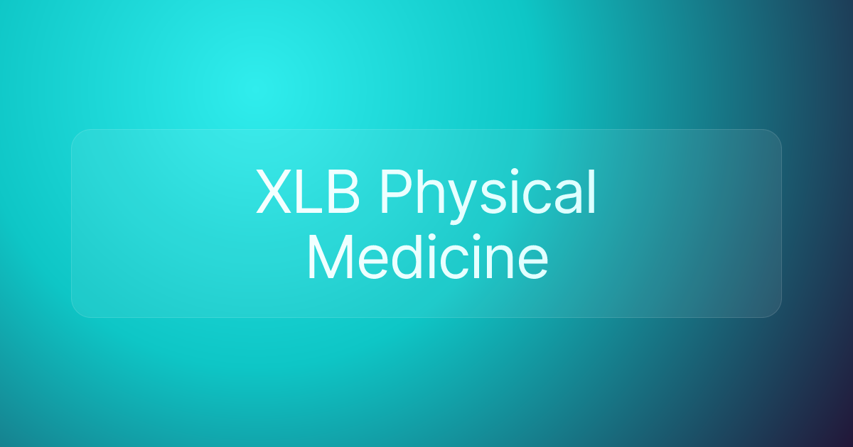 XLB Physical Medicine