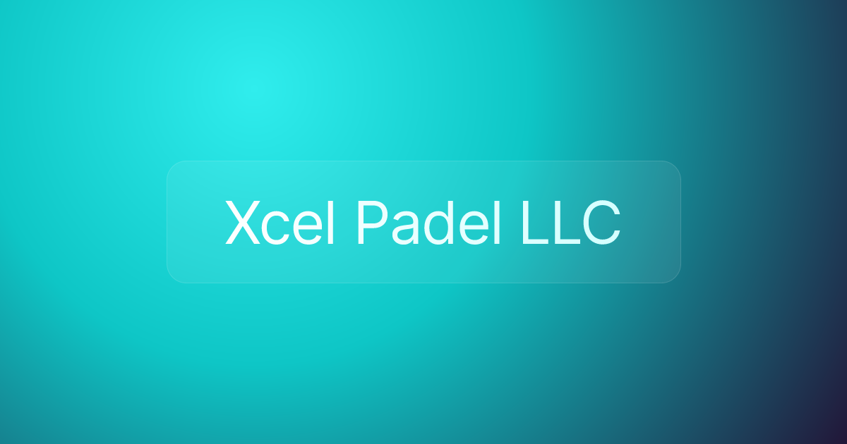 Xcel Padel LLC