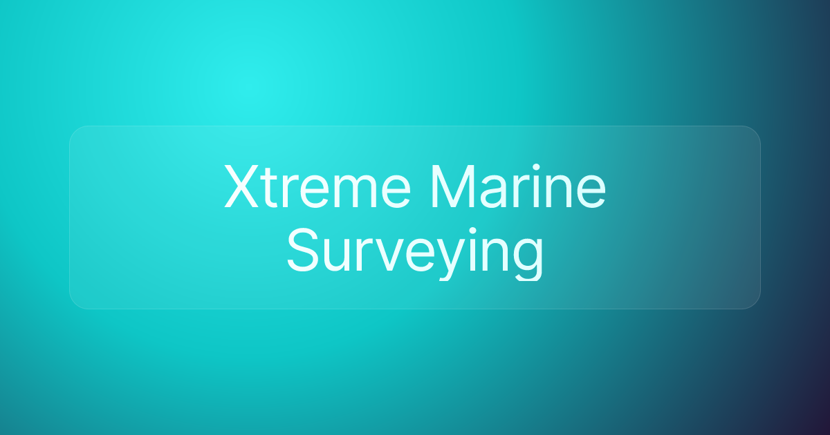 Xtreme Marine Surveying