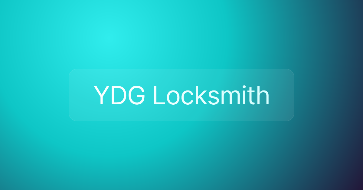 YDG Locksmith