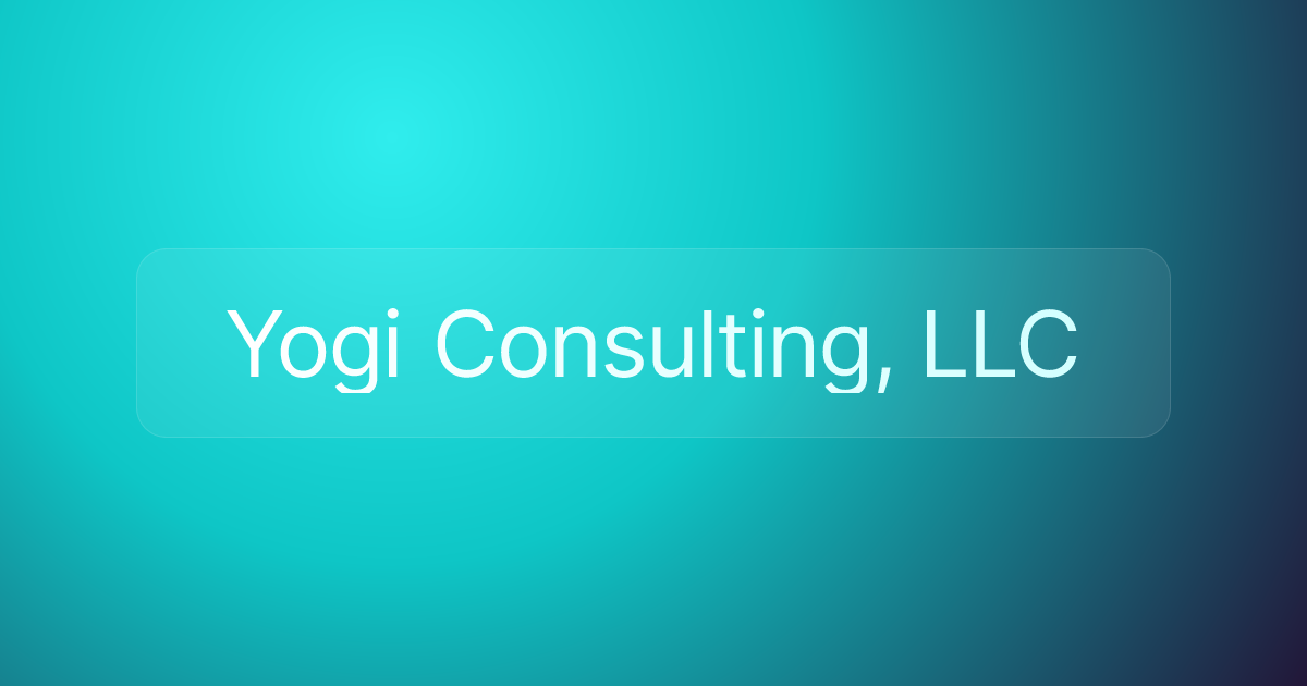 Yogi Consulting, LLC
