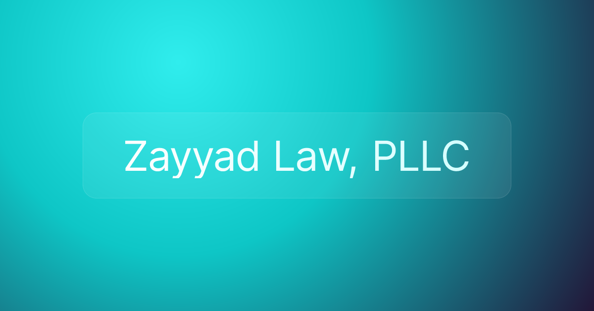 Zayyad Law, PLLC