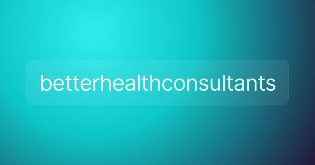betterhealthconsultants
