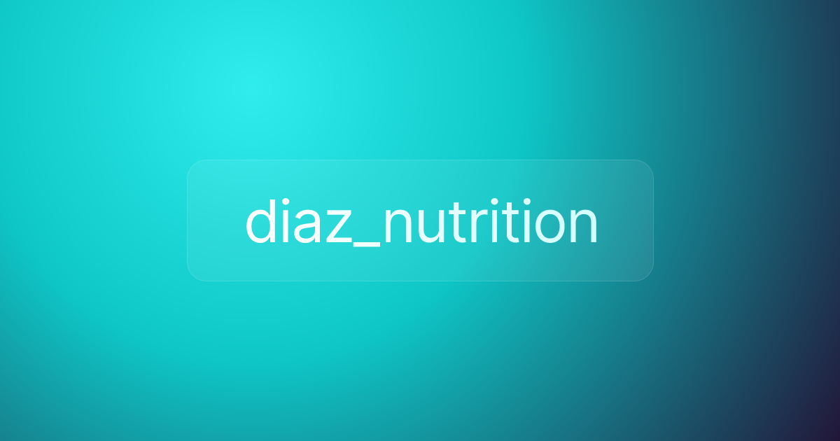 diaz_nutrition