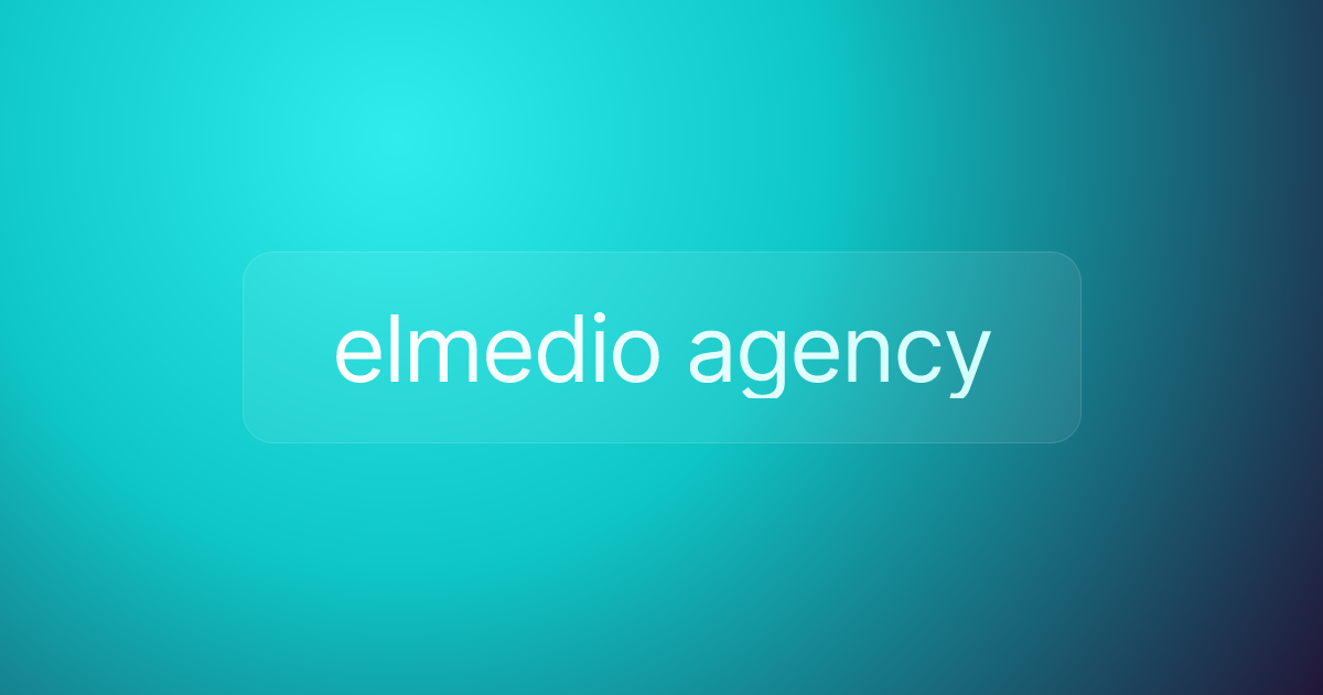 elmedio agency