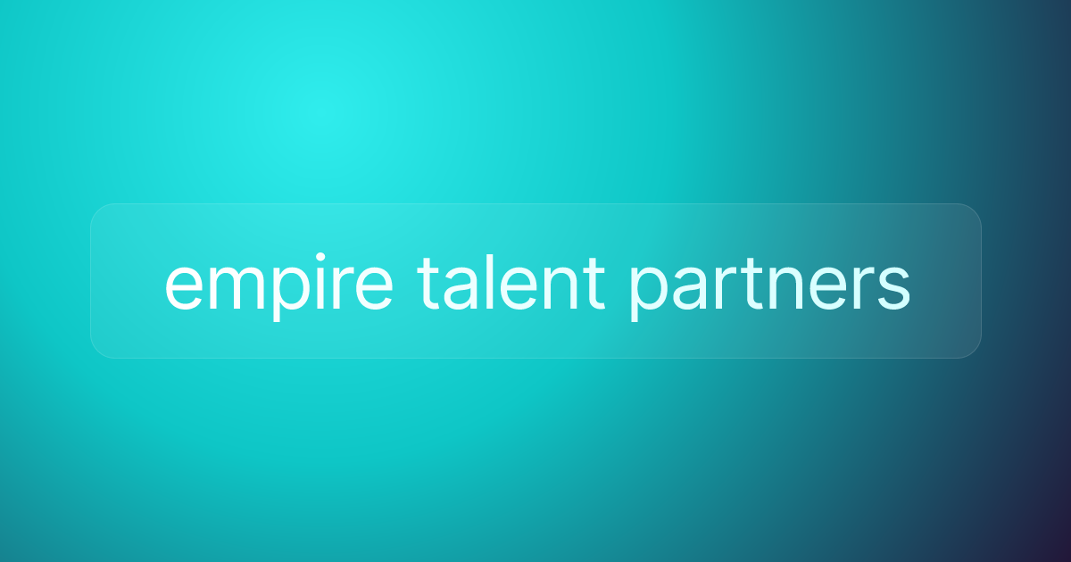 empire talent partners