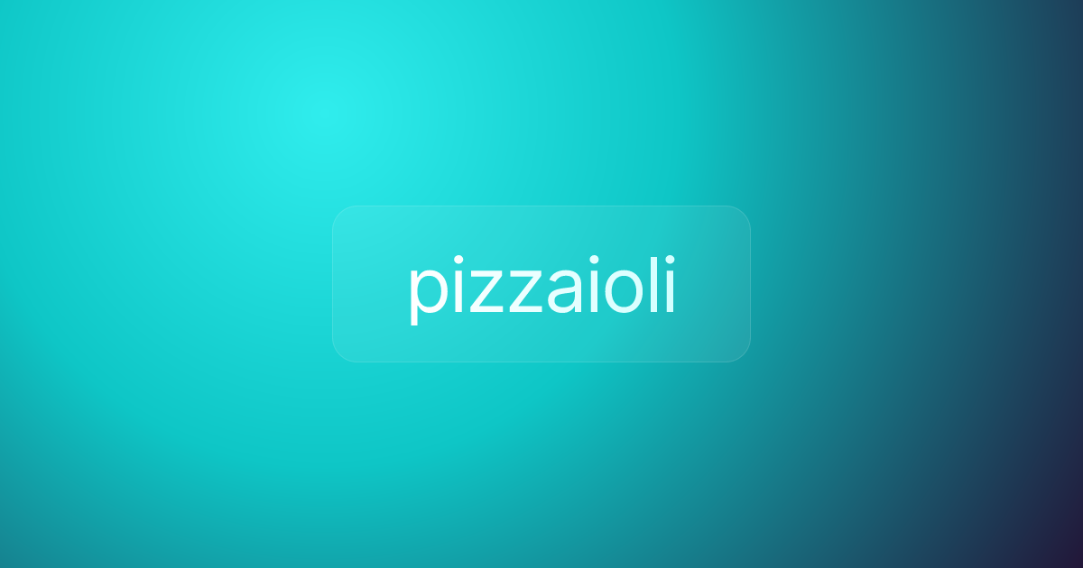 pizzaioli