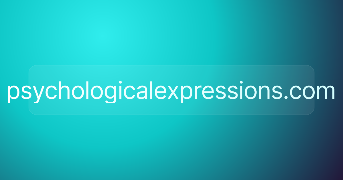 psychologicalexpressions.com