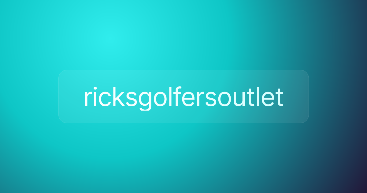 ricksgolfersoutlet