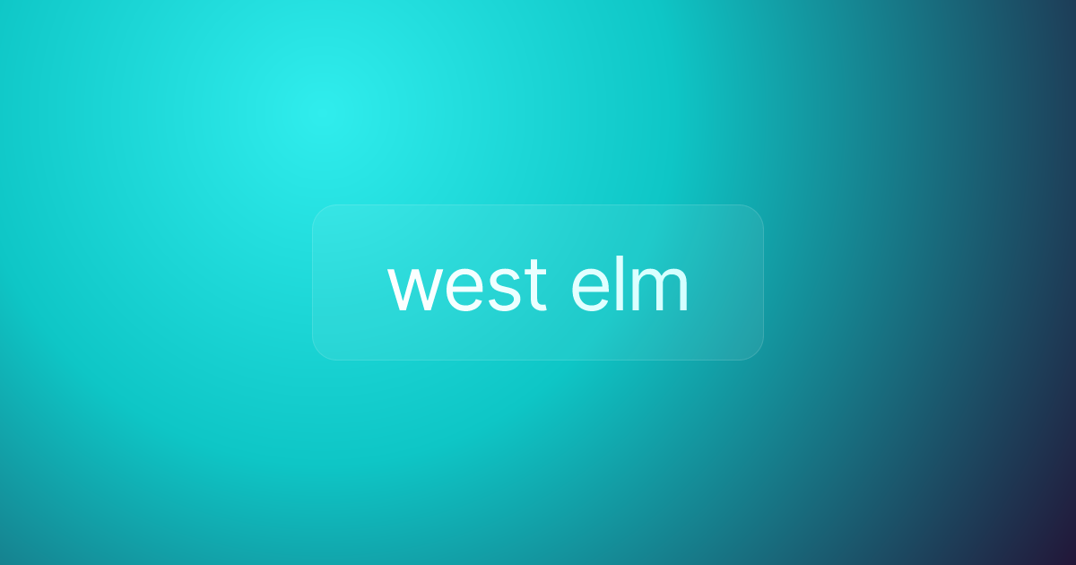 west elm